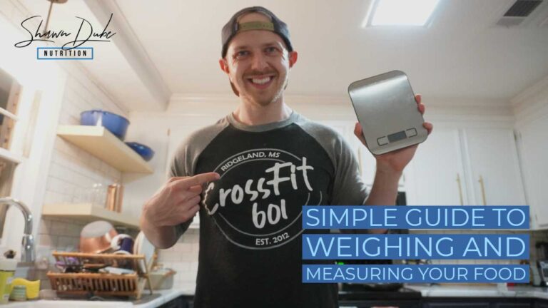 A simple guide to measuring and weighing your foods